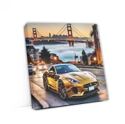 Jaguar F-Type in Gold - San Francisco, CA: Pure Elegance