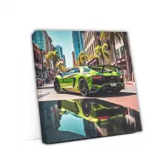 Green Lamborghini Aventador in San Diego - Bold Elegance