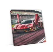 Burgundy Lamborghini Huracan Drifting - Unleash Beast