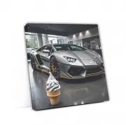 Gray Lamborghini Huracan Evo: Ice Cream on Wheels, Pure Thrill