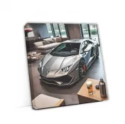 Silver Lamborghini Huracan Evo with Beer - Pure Thrill