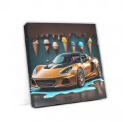 Brown Lotus Elise with Ice Cream - Speed Meets Elegance