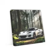 White Lotus Evora in Forest - Elegance Meets Adventure