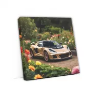 Exquisite Brown Lotus Exige Amidst Flowers - Pure Elegance