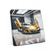 Gold McLaren 600LT in Garage - Unleash Beast