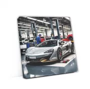 Silver McLaren 600LT in Service - Precision and Power