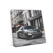 Sleek Mercedes AMG C63 Black in NYC - Power Meets Elegance