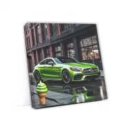 Mercedes AMG C63 Green Ice Cream - Bold and Dynamic