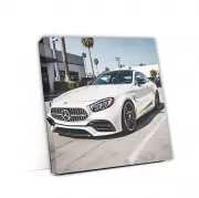 Mercedes AMG C63 in White - Los Angeles Power and Style