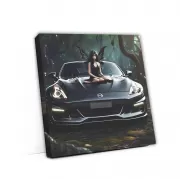 Nissan 170Z Black Fairy - Sleek, Bold, and Dynamic