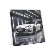 Subaru BRZ Toyota 86 in White: Sleek Elegance in Motion