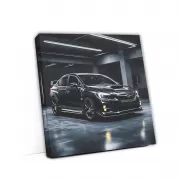 Black Subaru WRX in Garage: Power and Precision Unleashed