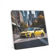 Subaru WRX STI in Yellow - Seattle Street Racer Icon