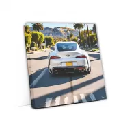 White Toyota GR Supra in Los Angeles - Sporty Elegance