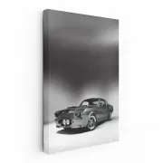 1967 Ford Mustang Parked - Classic Icon of American Muscle