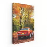 1971 Chevy Camaro in Autumn Woods - Classic American Muscle