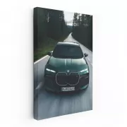 BMW 7 Series in Forest: Elegance Meets Nature