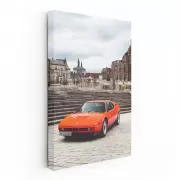 Vintage Red BMW M1 - Classic Performance Legend