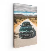 BMW M3 E46 Green in Remote Wilderness - Performance Unleashed