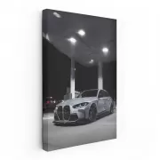 BMW G80 M3 in Gray Refueling - Power Meets Precision