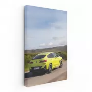 Yellow BMW X4 M Competition - Dynamic Power and Style