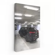 BMW X6 M Black with Open Doors in Parking - Bold Elegance
