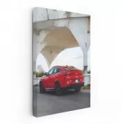 Red BMW X6 M Competition Under Bridge - Power Meets Style