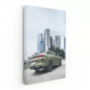 BMW X6 M in Green on Street - Bold and Dynamic Design