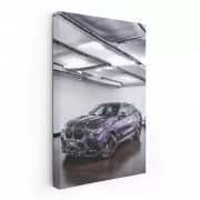 Purple BMW X6 M at Dealership - Luxury and Power Awaits