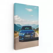 BMW i4 M50 in Blue - Dynamic Elegance on Road