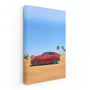 Red BMW X4: Elegance Meets Adventure in Desert Landscape