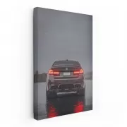 Black BMW M5 F90 in Rain: Elegance Meets Power