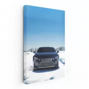 Blue Lexus LC 500h Winter Edition - Elegance in Motion