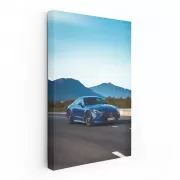 Blue Mercedes GT 63 in Scenic Mountains - Unleash Power