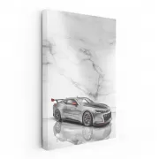 Silver Marble Chevrolet Camaro - Bold and Timeless Design