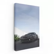 Sleek Black Chevrolet Camaro ZL1 in Parking - Power Unleashed