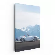 Chevrolet Corvette in Snowy Mountains - Sleek Performance