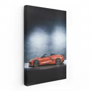 Chevrolet Corvette Under Night Sky - Sleek and Powerful