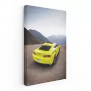 Yellow Chevrolet in Mountainous Terrain - Bold Adventure