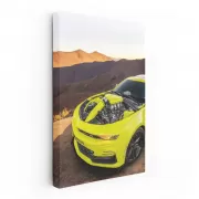 Yellow Chevrolet in Mountains - Adventure Awaits