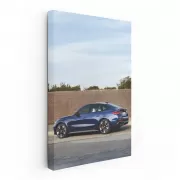 Side View of Dark Blue BMW 440i - Sleek and Powerful