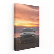 Dodge Challenger at Sunset - Power and Style in Motion