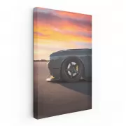 Dodge Challenger at Sunset - Power Meets Elegance