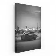 Dodge Challenger Black & White - Classic Muscle Power