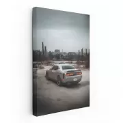 Deserted City, Dodge Challenger - Raw Power and Style