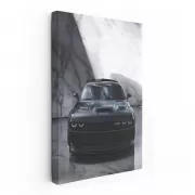 Black Marble Dodge Challenger - Sleek and Powerful Ride