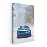 Challenger in Snow - Power Meets Elegance