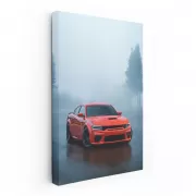 Foggy Dodge Charger - Symbol of Power and Elegance