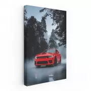 Foggy Night Dodge Charger - Power and Elegance