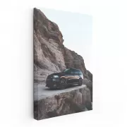 Black Dodge Durango at Mountain Base - Rugged Adventure SUV